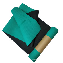 Producer Embossed Quality Foam Mat Anti-tear Non-slip Gymnatics with Carrying Strap Exercise and Mat for Eco Yoga & Pilates